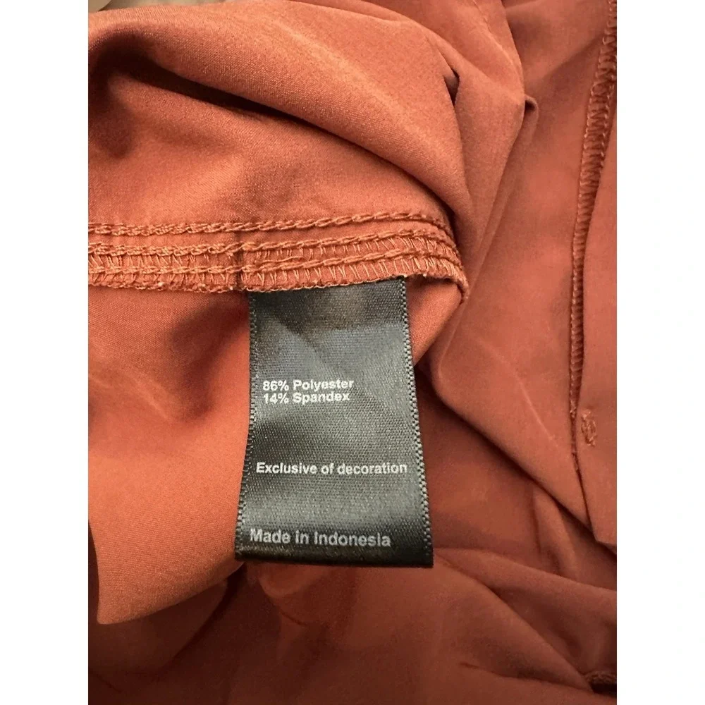 Wellen Men's Shorts Size 38 Performance Swim Shorts Orange